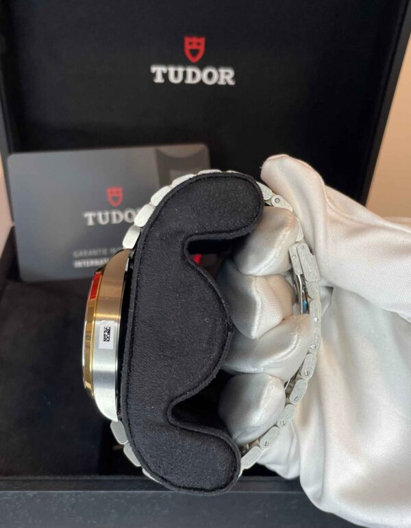 TUDOR Style 38 mm Steel Case Steel and Gold Bezel M12503-0004
